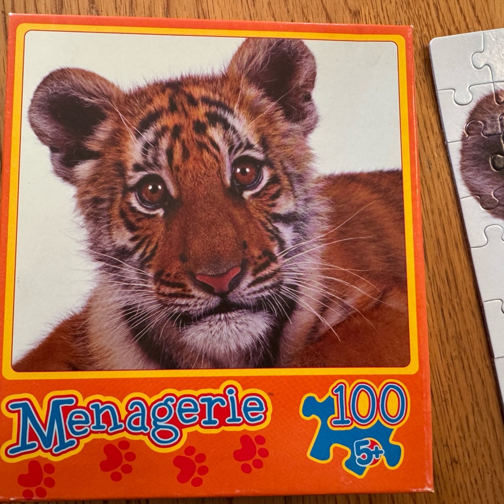 Menagerie 100-Piece Tiger Puzzle for Kids